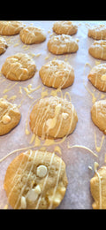 Lemon cookie with white chocolate