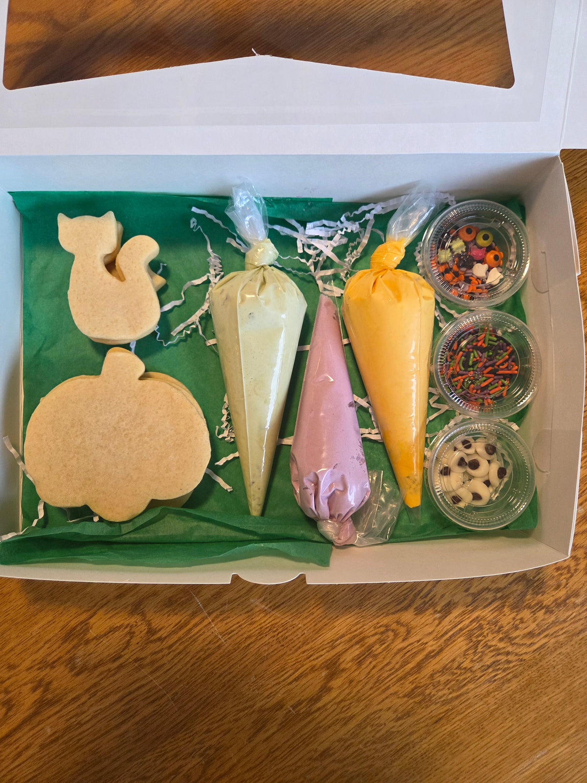 DIY dye free  halloween cookie Kit