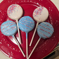 Vanilla cake pop discs